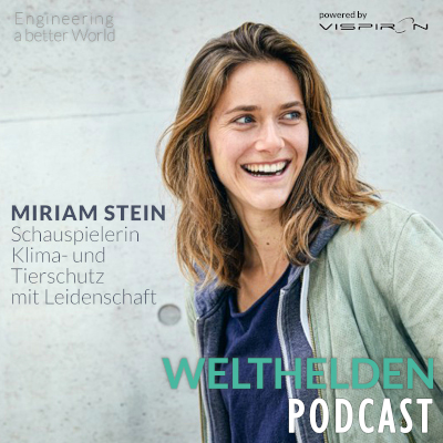 Cover Miriam Stein Welthelden Podcast
