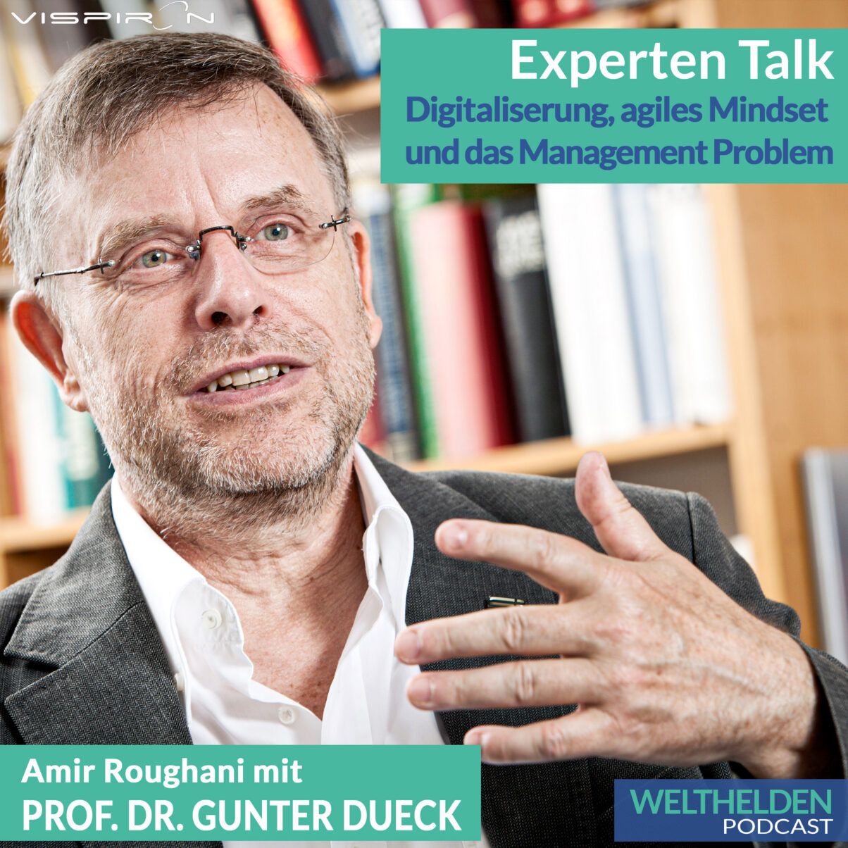 Profilfoto von Professor Dr. Gunter Dueck im Experten Talk des Weltheldenpodcasts