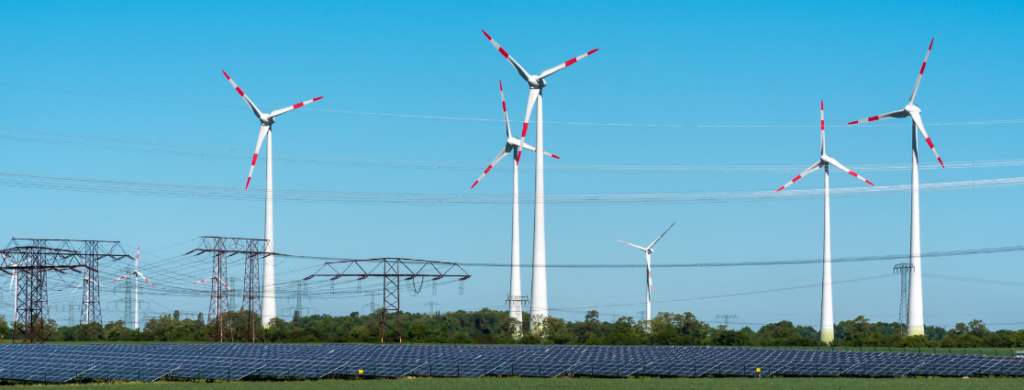 Projektmanagement Regelenergie Windräder und Solaranlage